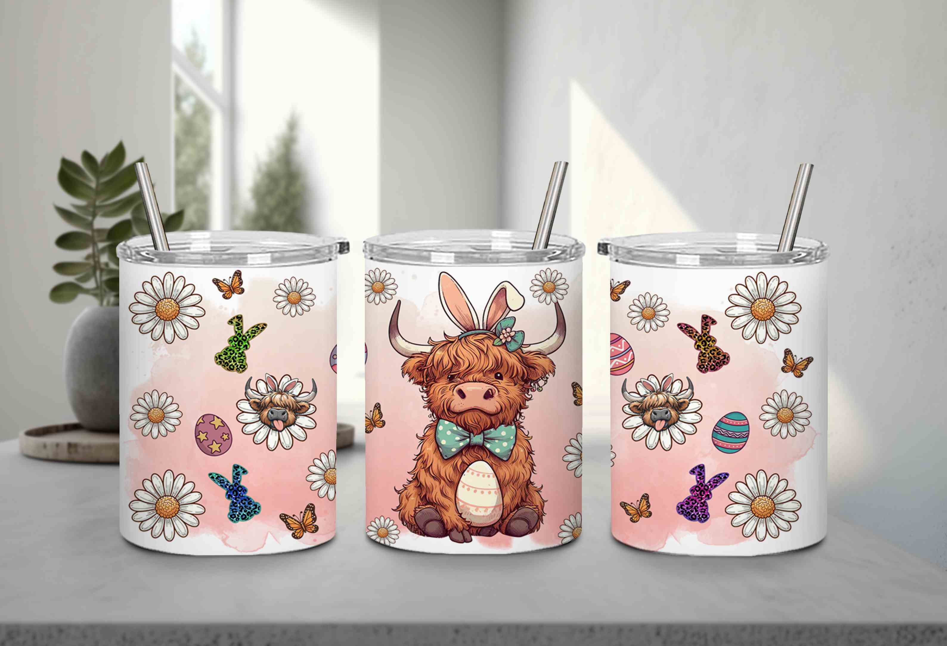 Highland Cow Easter-10391
